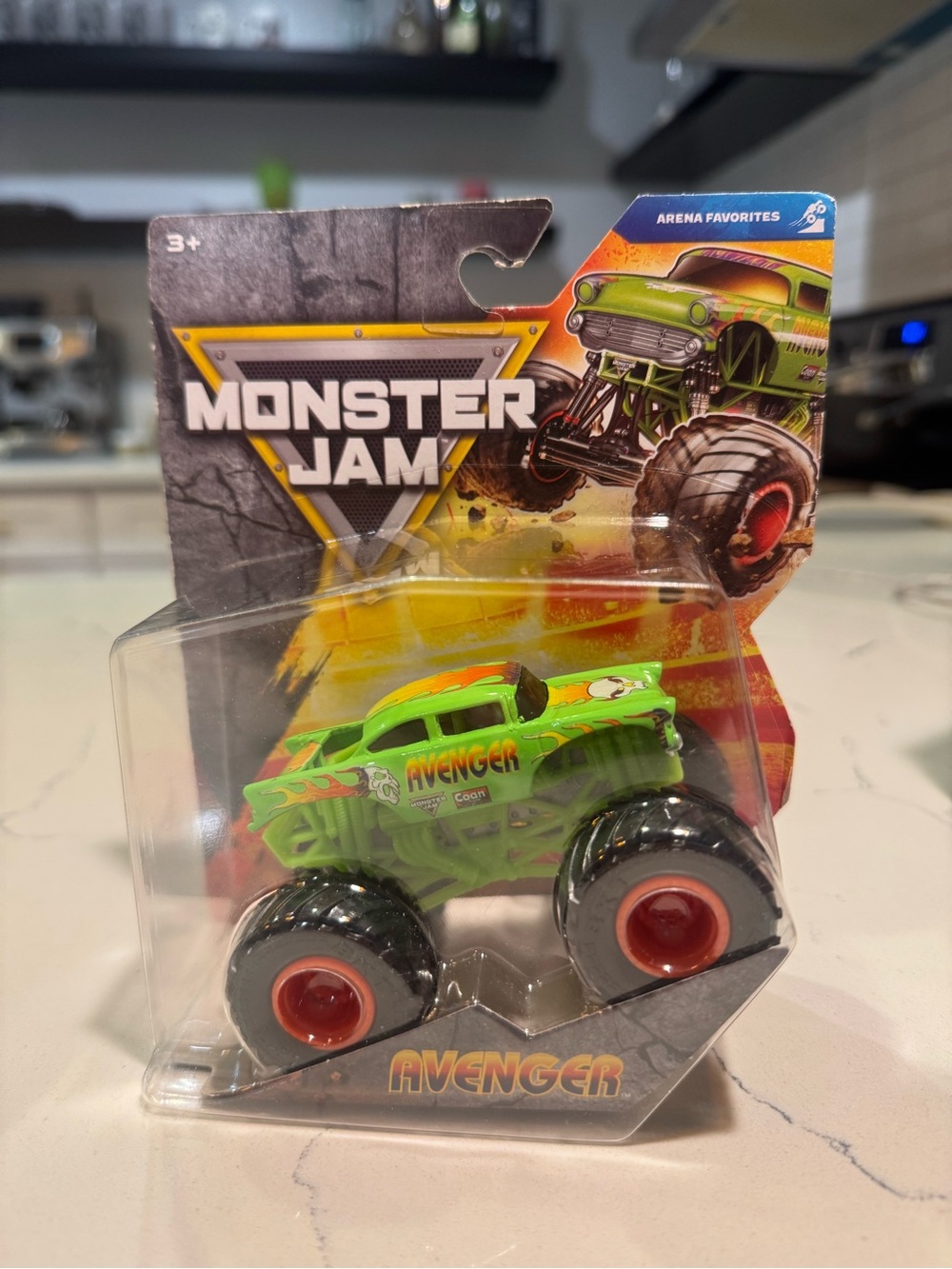 Monster Jam Avenger Green Monster Truck Toy